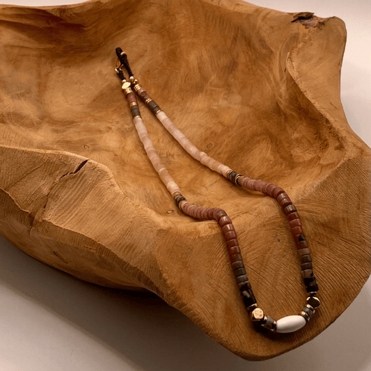 Andernos - Collier en Rhodonite et aventurine